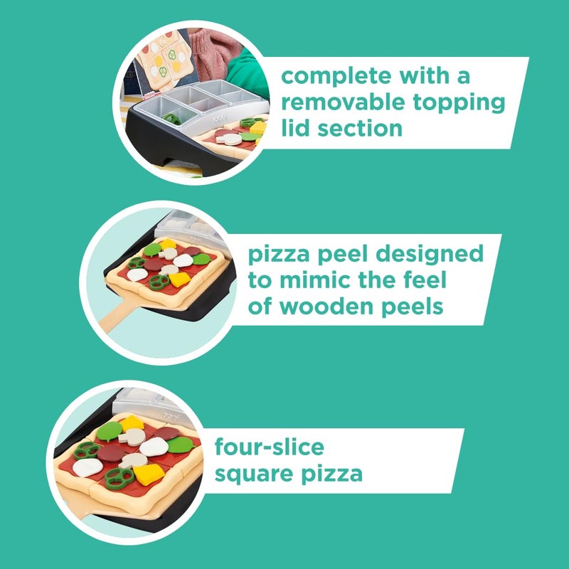 Casdon Ooni Pizza Topping Station | Toy Pizza Topping Station For Children Aged 3+ | Includes 24x Pizza Topping Pieces! - Image 5